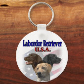 Labrador Retriever Geschenke Schlüsselanhänger (Vorderseite)