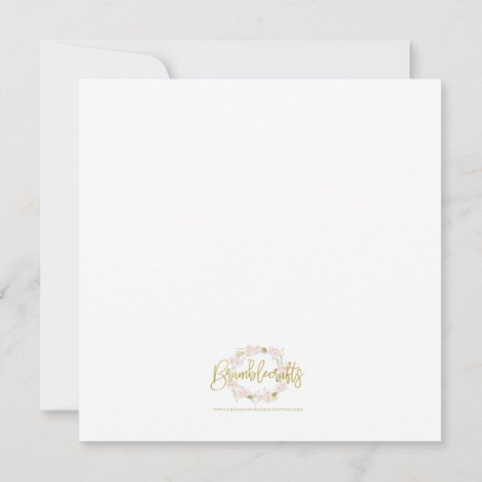 Labrador Retriever Geschenkkarte (Rückseite)