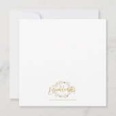 Labrador Retriever Geschenkkarte Einladung (Rückseite)