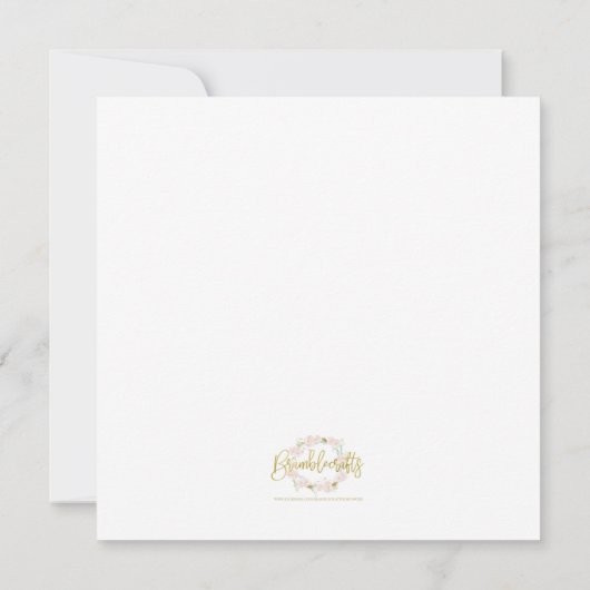 Labrador Retriever Geschenkkarte Einladung (Rückseite)