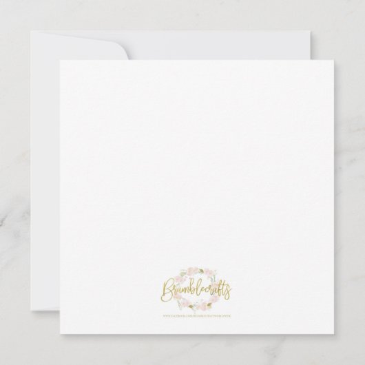 Labrador Retriever Geschenkkarte Einladung (Rückseite)