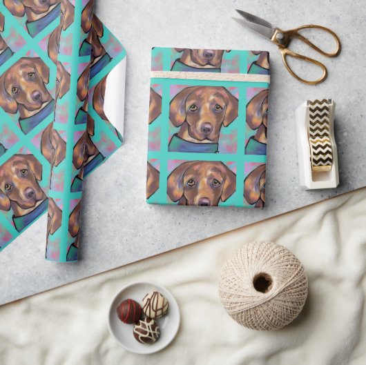 LABRADOR RETRIEVER GESCHENKPAPIER (Kunsthandwerk)