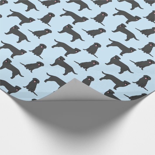 Labrador Retriever Geschenkpapier (Ecke)
