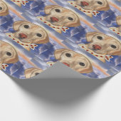 Labrador Retriever Geschenkpapier (Ecke)