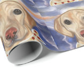 Labrador Retriever Geschenkpapier (Rolleneckpunkt)