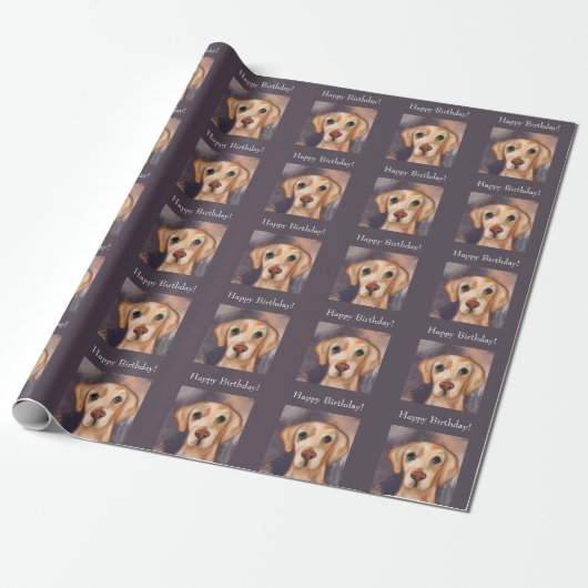 Labrador Retriever Geschenkpapier (Ungerollt)