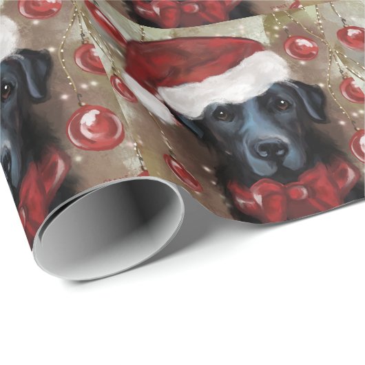 Labrador Retriever Geschenkpapier (Rolleneckpunkt)