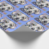 Labrador Retriever Geschenkpapier (Ecke)