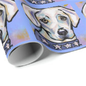 Labrador Retriever Geschenkpapier (Rolleneckpunkt)