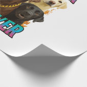 Labrador Retriever Geschenkpapier (Ecke)