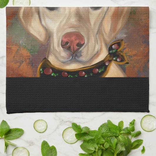 Labrador Retriever Geschirrtuch (Gefaltet)