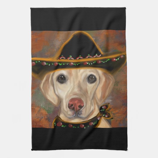 Labrador Retriever Geschirrtuch (Vertikal)