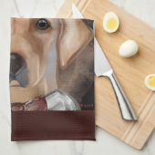 Labrador Retriever Geschirrtuch (Viertel Falte)