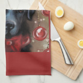 Labrador Retriever  Geschirrtuch (Viertel Falte)