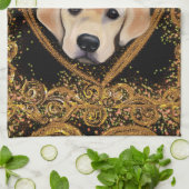 Labrador Retriever Geschirrtuch (Gefaltet)