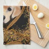 Labrador Retriever Geschirrtuch (Viertel Falte)