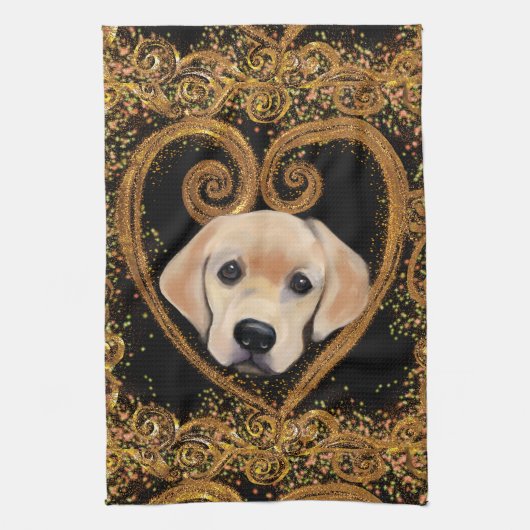 Labrador Retriever Geschirrtuch (Vertikal)