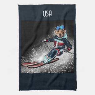 LABRADOR RETRIEVER  GESCHIRRTUCH