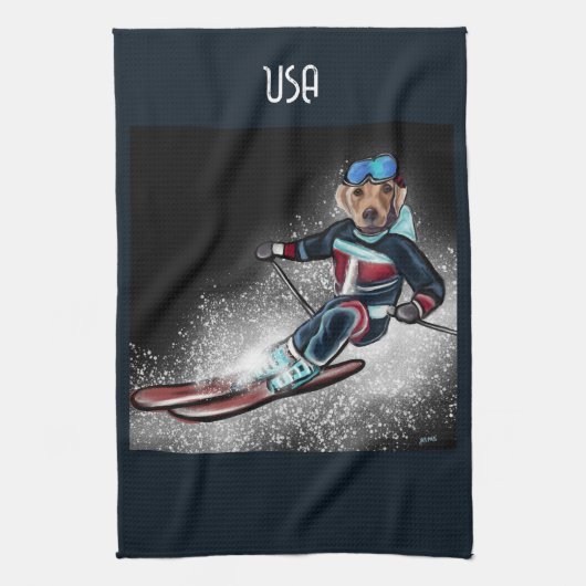 LABRADOR RETRIEVER GESCHIRRTUCH (Vertikal)