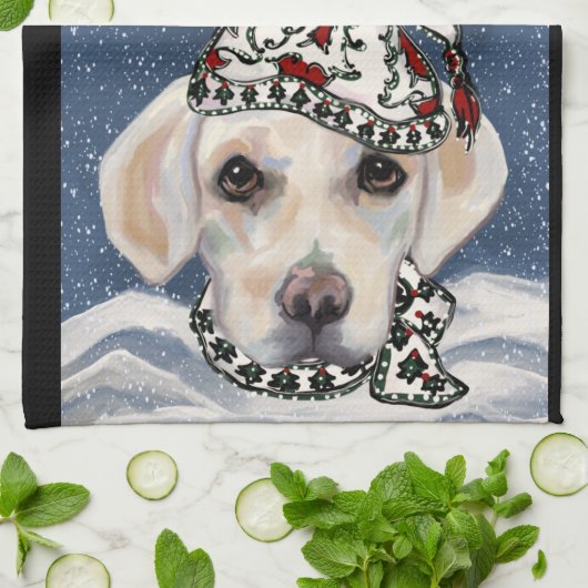 Labrador Retriever Geschirrtuch (Gefaltet)