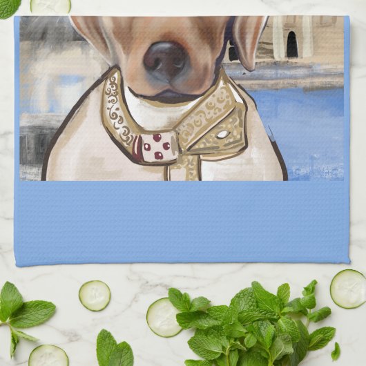 Labrador Retriever Geschirrtuch (Gefaltet)