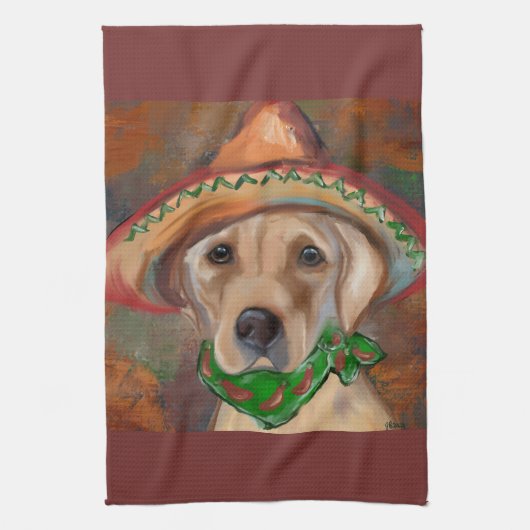 LABRADOR RETRIEVER GESCHIRRTUCH (Vertikal)
