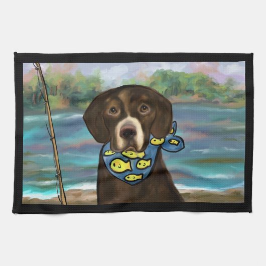 Labrador Retriever Geschirrtuch (Horizontal)