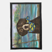 Labrador Retriever Geschirrtuch (Vertikal)