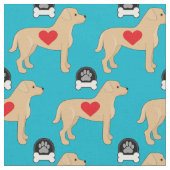 Labrador retriever-Gewebe Stoff (Nahaufnahme)