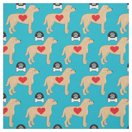 Labrador retriever-Gewebe Stoff (Muster)