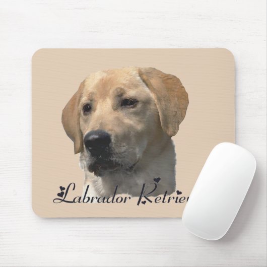 Labrador Retriever gibt Gelbe Labrador Mousepad (Mit Mouse)