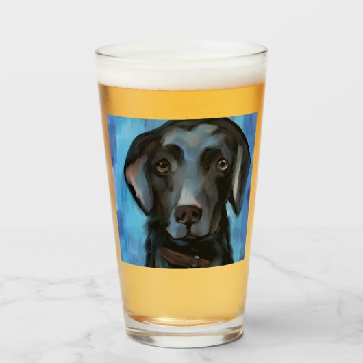 Labrador Retriever Glas (Vorne (Gefüllt))