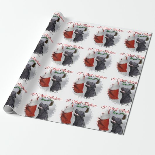 Labrador Retriever Glaube Weihnachten Geschenkpapier (Ungerollt)