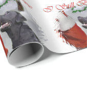 Labrador Retriever Glaube Weihnachten Geschenkpapier (Rolleneckpunkt)
