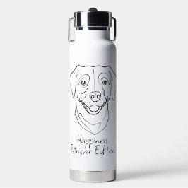 Labrador Retriever. Glückseligkeit, Retriever Edit Trinkflasche