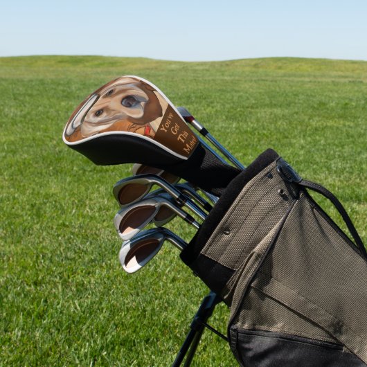 LABRADOR RETRIEVER GOLF HEADCOVER (In SItu)