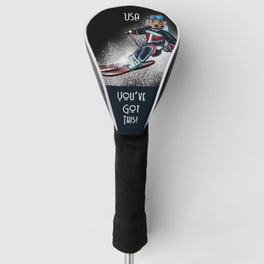 LABRADOR RETRIEVER  GOLF HEADCOVER (Vorderseite)