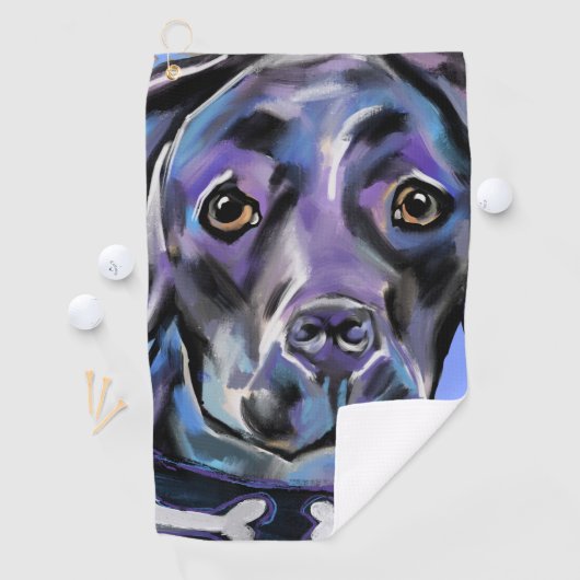 LABRADOR RETRIEVER GOLFHANDTUCH (Insitu)
