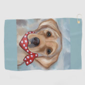 LABRADOR RETRIEVER GOLFHANDTUCH (Horizontal)