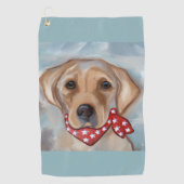 LABRADOR RETRIEVER GOLFHANDTUCH (Vorderseite)