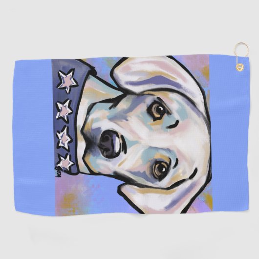 Labrador Retriever Golfhandtuch (Horizontal)