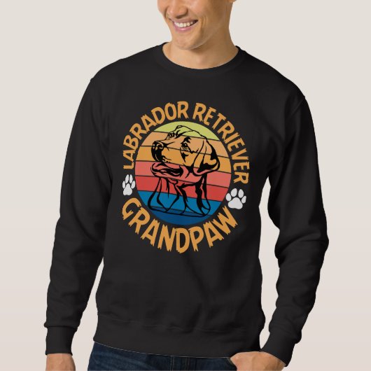 Labrador Retriever Grand Paw Sweatshirt (Vorderseite)