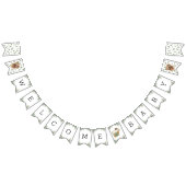 Labrador Retriever Green Baby Shower Puppy Wimpelkette (Alle)