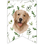 Labrador Retriever Green Baby Shower Puppy Wimpelkette (Zweite Fahne)
