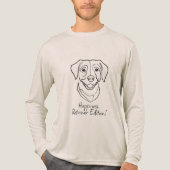Labrador Retriever. Happiness, Retriever Edition! Tri-Blend Shirt (Vorderseite)