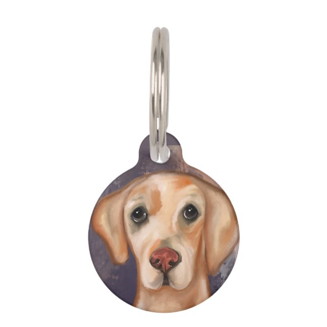 Labrador Retriever Haustiermarke (Vorderseite)
