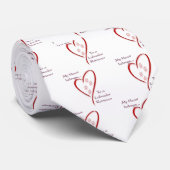 Labrador Retriever Heart Belongs Krawatte (Gerollt)