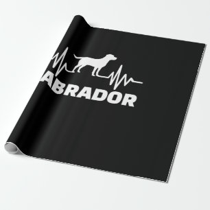 Labrador Retriever Heartbeat Geschenkpapier