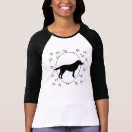 Labrador Retriever Hearts and Pawprints T-Shirt
