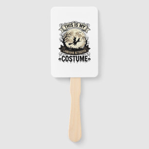 Labrador Retriever Hexe Halloween Kostüm Shirt_1 Fächer